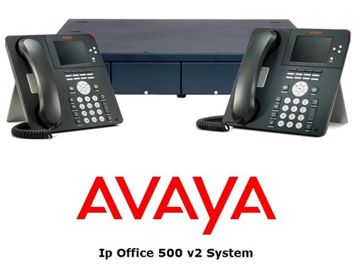 Avaya IP Office 500 V2 phone system with handsets