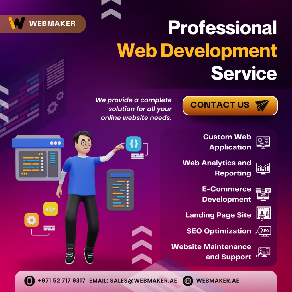 Why Your Business Needs a Website — And Why Webmaker.ae is the Right Choice