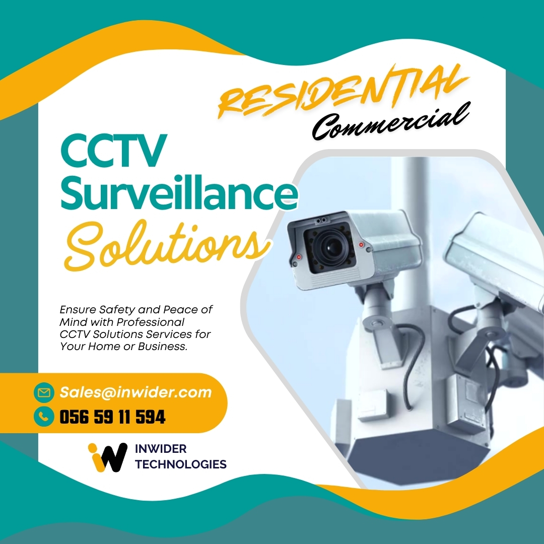 Inwider Technologies is a UAE-based IT solutions and security systems provider offering complete technology services across Dubai, Sharjah, and Ajman. The company specializes in IT infrastructure, networking, CCTV surveillance, ELV systems, access control, biometric attendance, WiFi solutions, and IT AMC support.
